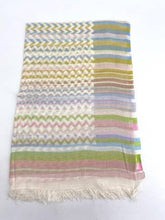 Carica l'immagine nel visualizzatore di Gallery, Sciarpa stola righe multicolor