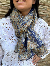 Carica l'immagine nel visualizzatore di Gallery, Sciarpa foulard Paisley unisex
