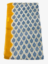 Carica l'immagine nel visualizzatore di Gallery, Sciarpa foulard foglie azzurre
