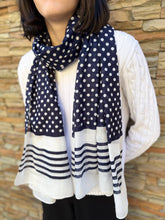 Carica l'immagine nel visualizzatore di Gallery, Sciarpa foulard Marinière
