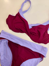 Carica l'immagine nel visualizzatore di Gallery, Bikini ferretto incrocio Lavanda Marsala

