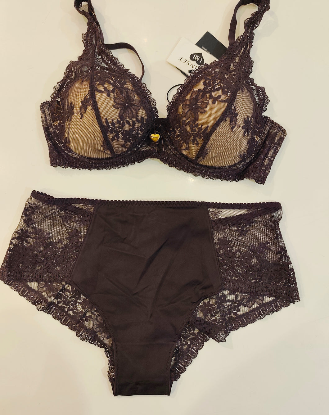 Bralette pizzo chocolate