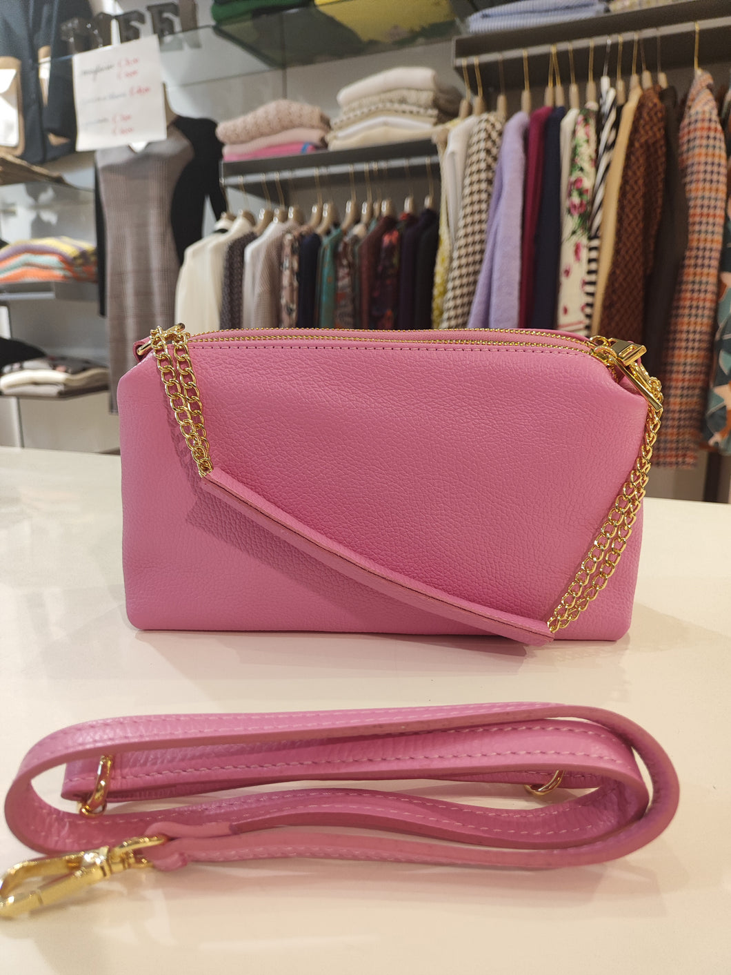 Borsa tracolla fucsia