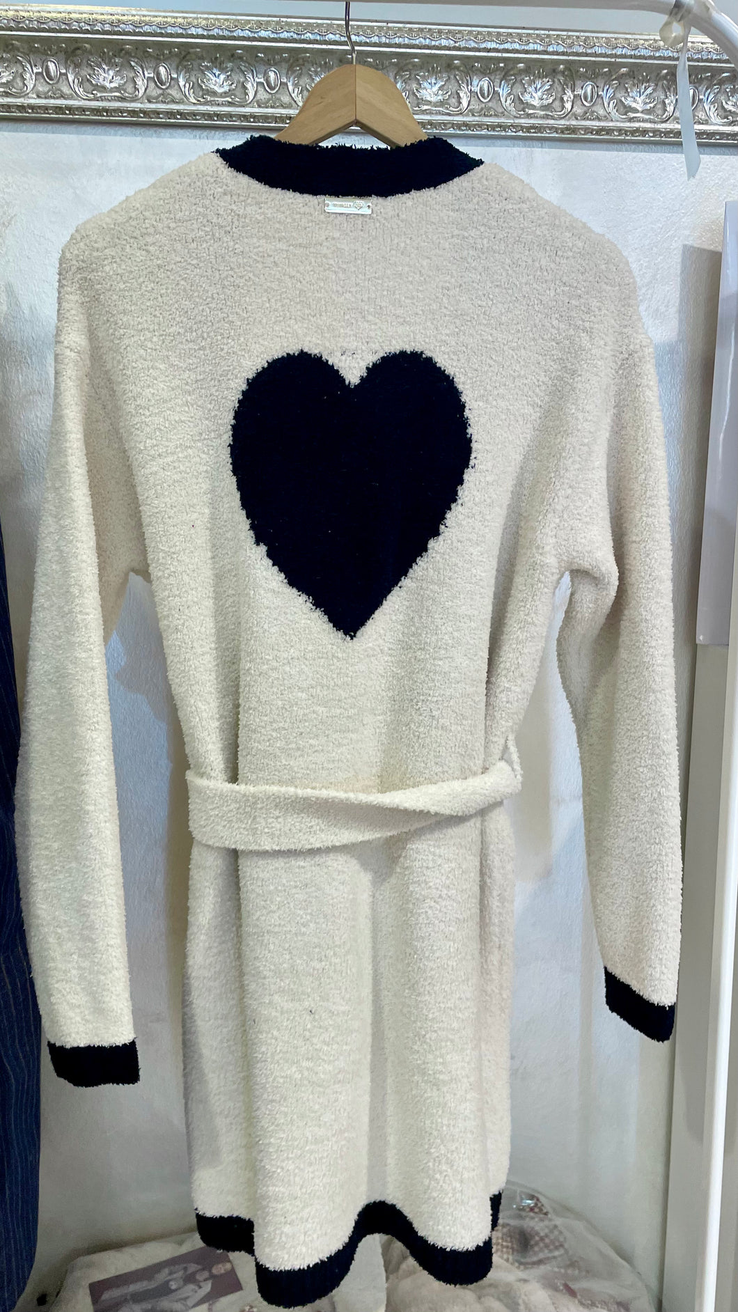 Cardigan bouclé cuore